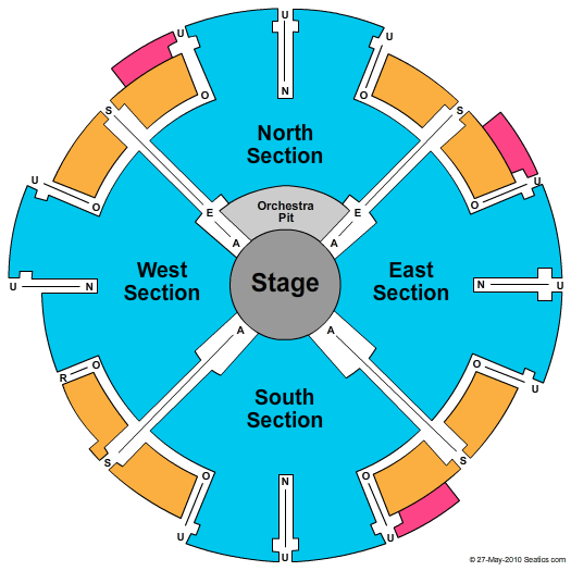Wells Fargo Pavilion Seating Chart